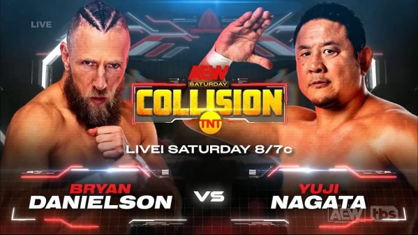 Bryan Danielson vs. Yuji Nakata set for AEW Collision in todays Wrestling news