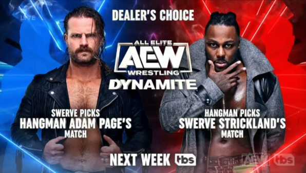 Dealer's choice matches booked for the next AEW Dynamite in todays Wrestling news