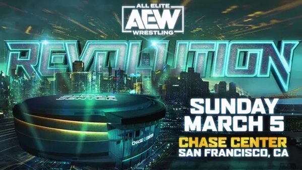 Official announcement of the international title match for AEW revolution in todays Wrestling news