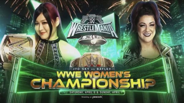 IYO SKY vs. Bayley is official for WWE WrestleMania 40 in todays Wrestling news