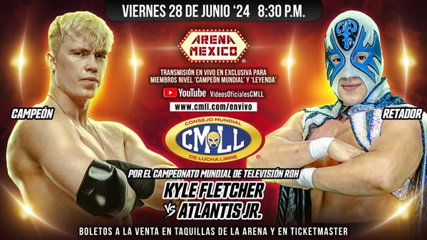 ROH TV title is handed over at CMLL Arena Mexico Show in todays Wrestling news
