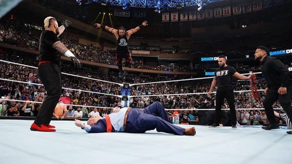 The Bloodline attacks Paul Heyman in WWE SmackDown in todays Wrestling news