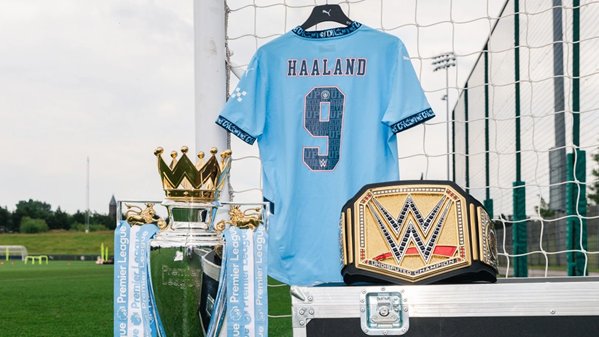WWE & Manchester City FC launch a new merchandise collaboration in todays Wrestling news